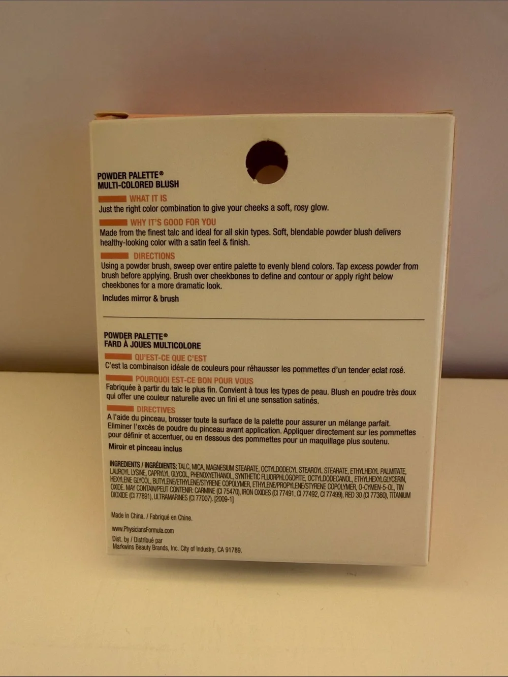 Physicians Formula blends buildable creates